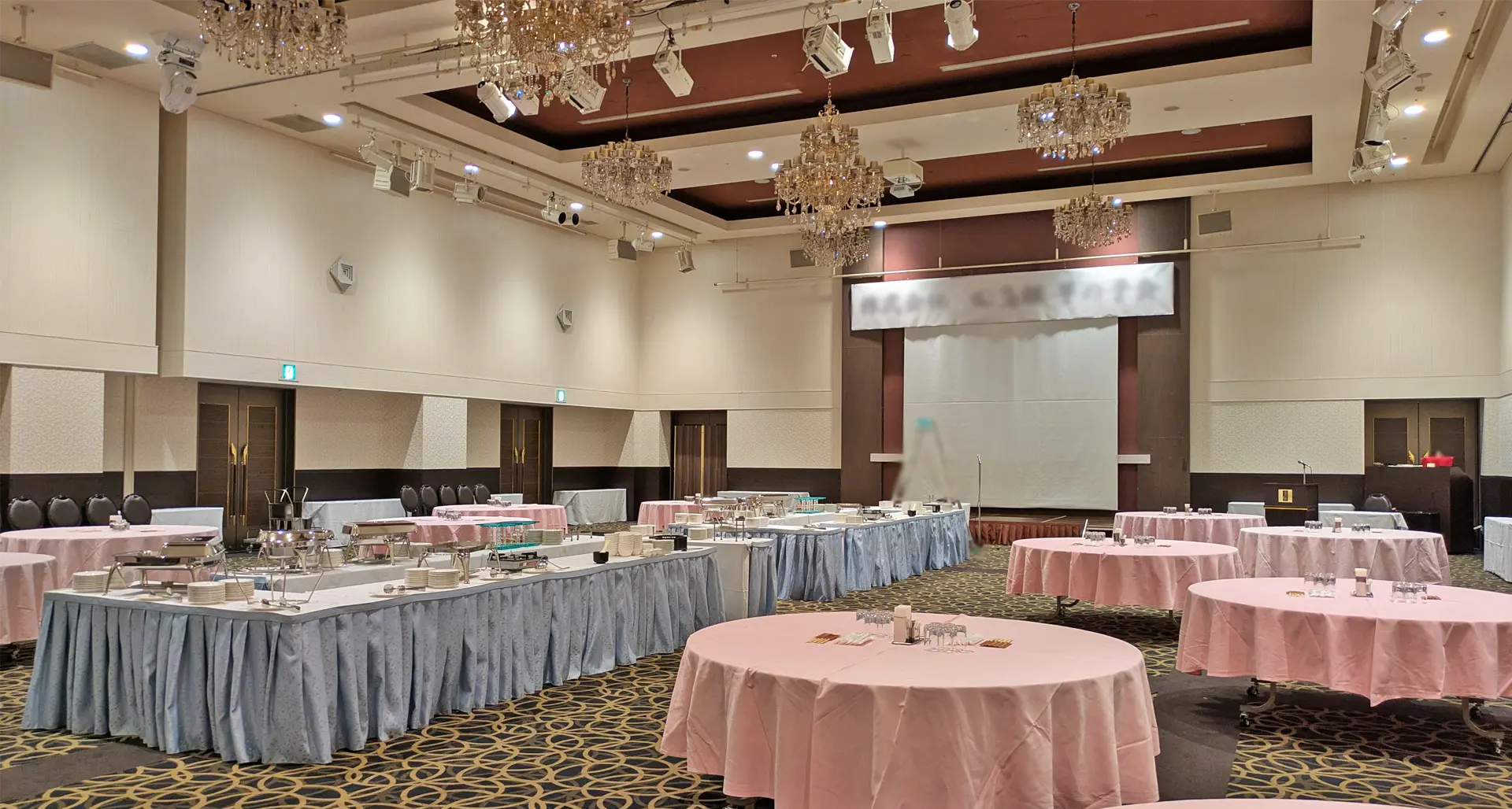 会場イメージ 立食ビュッフェ